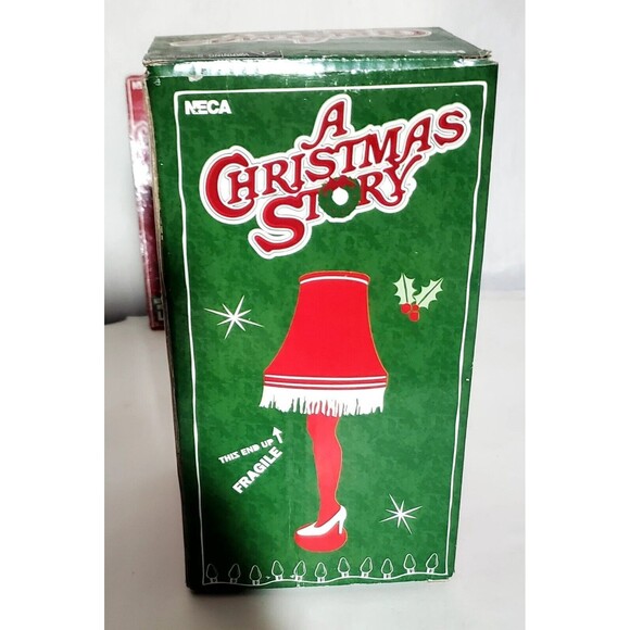A Christmas Story Leg Lamp Knocker + Talking Leg Lamp Keychain Collectibles NECA - Picture 5 of 13